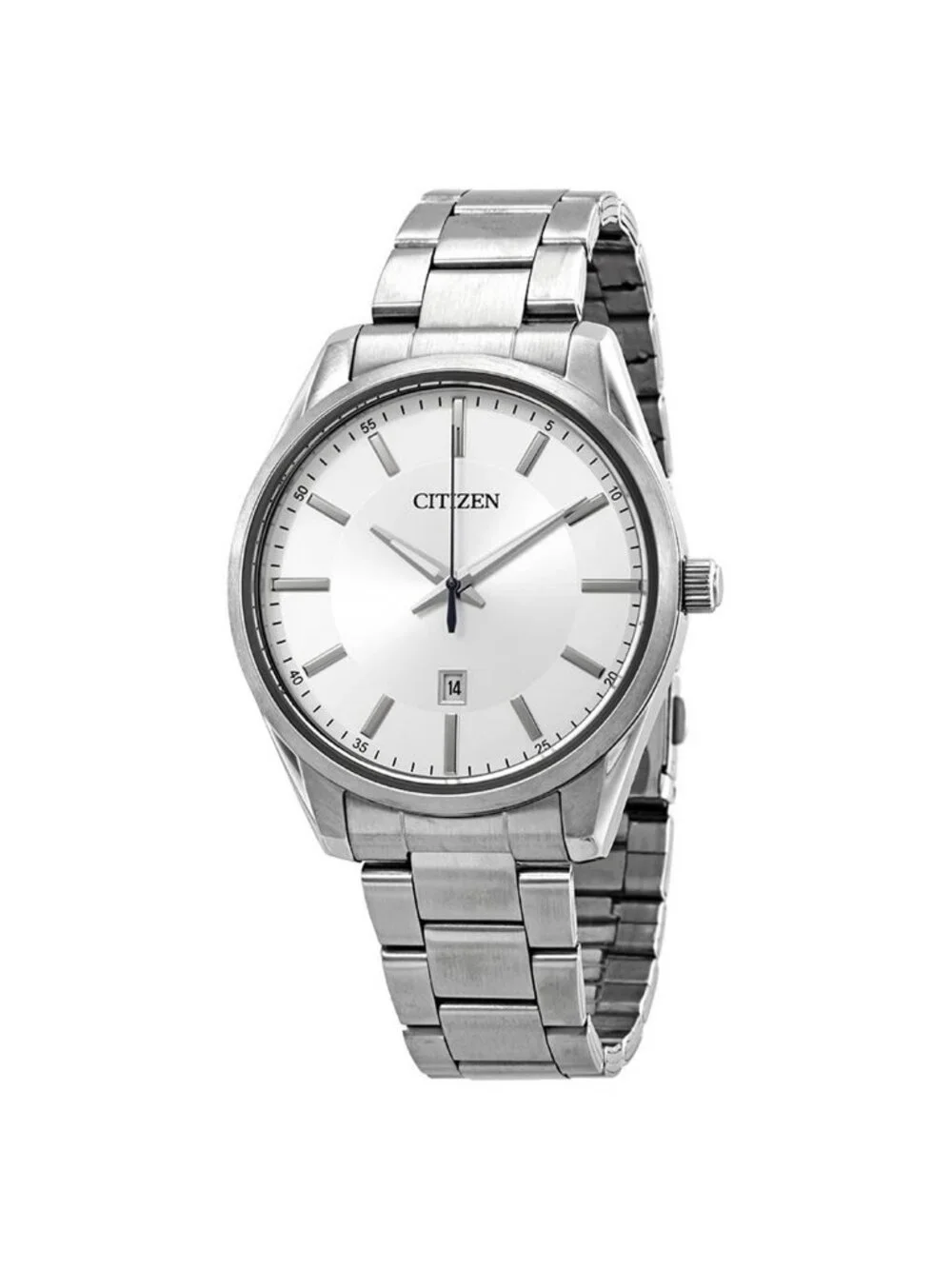 NWT Citizen Quartz Silver Dial Stainless Steel Men's Watch